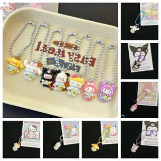 Nedfs พวงกุญแจ จี้เรซิ่น รูปแมว Cinnamoroll My Melody KT Kuromi แฟชั่น สําหรับตกแต่งกระเป๋าเป้สะพายหลัง