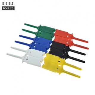 ⭐NEW ⭐12pcs flat hooking instrumentation clip For Electronic Testing Clip Hook