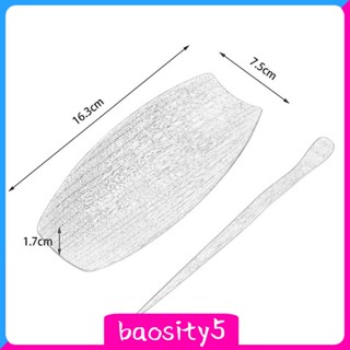 [Baosity5] ชุดช้อนไม้ ที่เก็บใบชา สําหรับเคาน์เตอร์ 2 ชิ้น