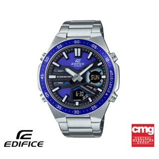 CASIO นาฬิกาข้อมือผู้ชาย EDIFICE รุ่น EFV-C110D-2AVDF สายสเตนเลสสตีล สีน้ำเงิน