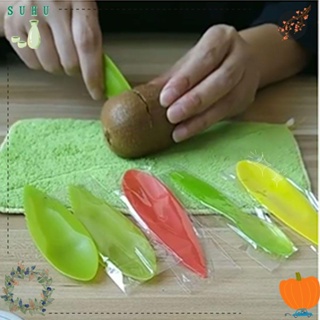 Suhu Kiwi ช้อนพลาสติก 2 In 1 หลายสี