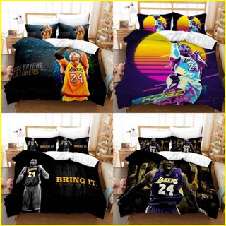 Yb3 Kobe Bryant ชุดเครื่องนอน ผ้าปูที่นอน ปลอกหมอน ผ้าห่ม สําหรับบ้าน ห้องนอน BY3