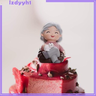 [JoyDIY] ตุ๊กตาเรซิ่น รูปปั้นคุณยาย ปู่ งานฝีมือ สําหรับตกแต่งเค้ก