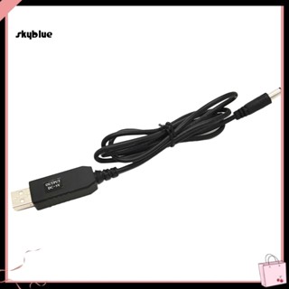 [Sy] สายเคเบิลอะแดปเตอร์แปลง USB DC 5V เป็น 5V 9V 12V 55x21 มม. ตัวผู้ PVC สําหรับเราเตอร์