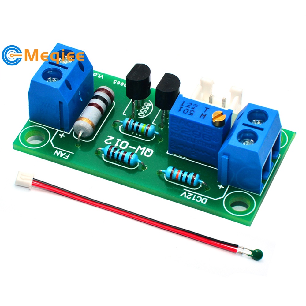 Dc 12V PWM อัตโนมัติ PC CPU พัดลมควบคุมอุณหภูมิความเร็วโมดูลควบคุมสําหรับเครื่องขยายเสียงคอมพิวเตอร์
