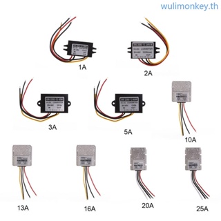 Wu ตัวแปลงพลังงานแสงอาทิตย์ 10A 120W 24V 36V 48V เป็น 12V IP68 กันน้ํา สําหรับรถยนต์ เรือ รถบรรทุก