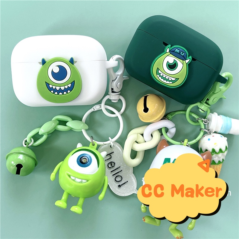 For EDIFIER TWS1 Pro2 Case Cartoon Keychain Lanyard EDIFIER NeoBuds Pro2 / NeoBuds Pro Silicone Soft