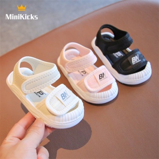 MiniKicks รองเท้าหัวโต รองเท้าแตะชาย รองเท้าหัวโตผู้ชาย นุ่ม พื้นหนา กันลื่น ใส่เดินสบาย  CLX23903JK 36Z230906