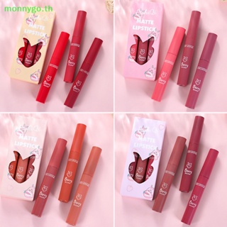 Monnygo Sweet ลิปสติก ลิปกลอส เนื้อแมตต์กํามะหยี่ ติดทนนาน ไม่จางง่าย TH