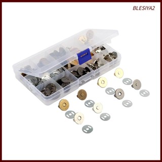 [Blesiya2] กระดุมแป๊ก ทรงกลม แบบบาง สําหรับเย็บผ้าผู้ชาย 40 ชิ้น