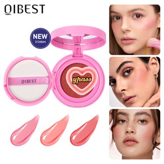 CYREAL 【ขายใหม่】 Air Cushion Blush Matte Natural Brightening Rosy Complexion Nude Makeup Rouge Liquid Repair แต่งหน้า