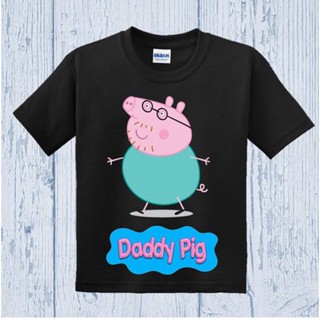 เสื้อยืดแขนสั้น คอกลม พิมพ์ลายการ์ตูน Peppa Pig สําหรับผู้ใหญ่ และเด็กผู้ชาย และผู้หญิง ไซซ์ XS - 3XL