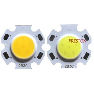 Preston โคมไฟสปอตไลท์ LED ทรงกลม พลังงานสูง 3W 5W 7W 10W ชิป COB 300mA