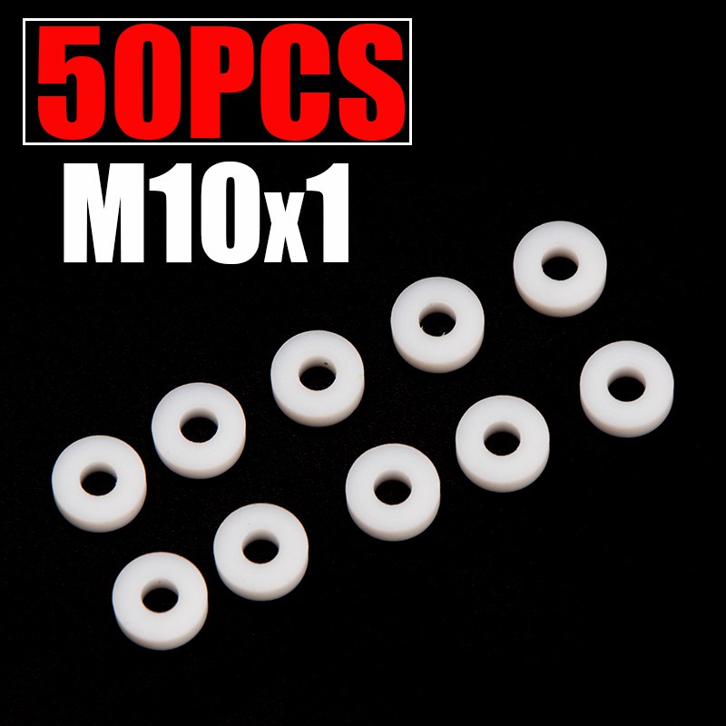 ปะเก็นโอริงซีลอากาศ PCP M10 M8 PTFE แรงดันสูง คัปเปลอร์ปลดเร็ว 50 ชิ้น ต่อชุด