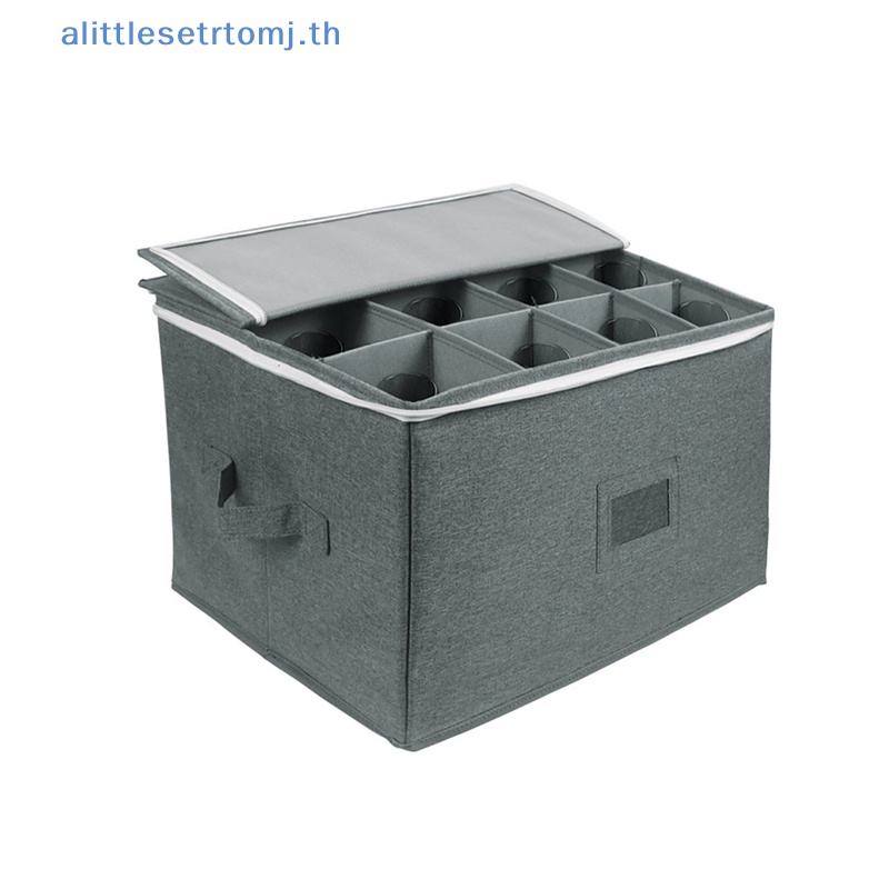 Alittlese กล่องแก้วไวน์ พร้อมตัวแบ่ง 12 ชิ้น