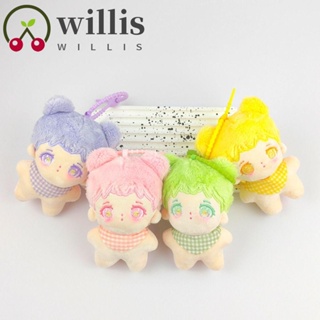 Willis พวงกุญแจ จี้ตุ๊กตาผ้าฝ้าย PP รูปสัตว์ไอดอล ขนาดเล็ก ของเล่นสําหรับเด็กผู้หญิง