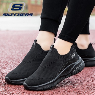 Skechers_ GOWALK ArchFit ใหม่ รองเท้ากีฬา รองเท้าวิ่งจ๊อกกิ้ง พื้นหนา ขนาดใหญ่พิเศษ น้ําหนักเบาพิเศษ ทนต่อการสึกหรอ สําหรับผู้ชาย และผู้หญิง