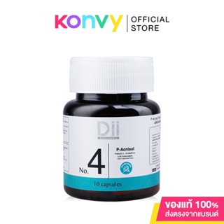 Dii No.4 P-Acnisol Travel Size 10 Capsules ดีไอไอ พี แอคนิโซล ผลิตภัณฑ์เสริมอาหารวิตามิน.