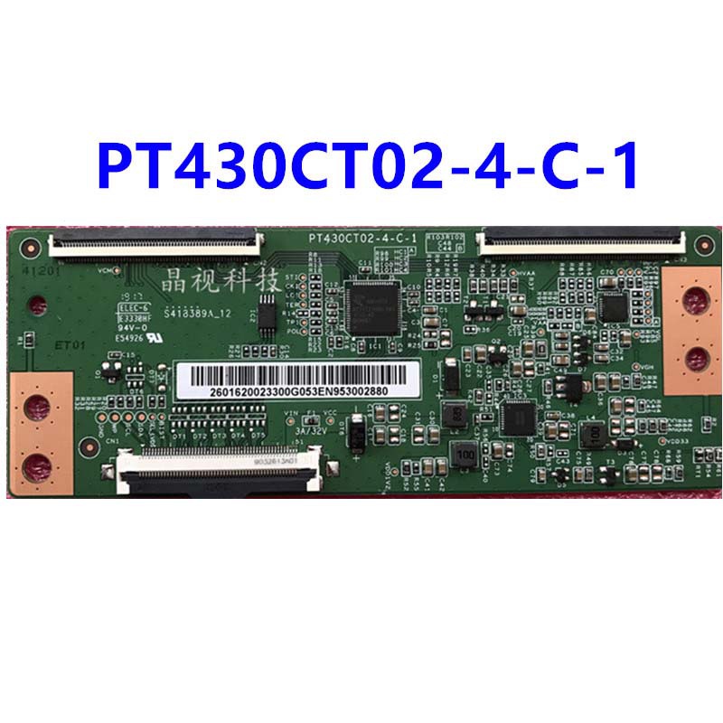 PT430CT02-4-C-1 บอร์ด Tcon ทีวี Huike ท่อระบายน้ําอ่อน