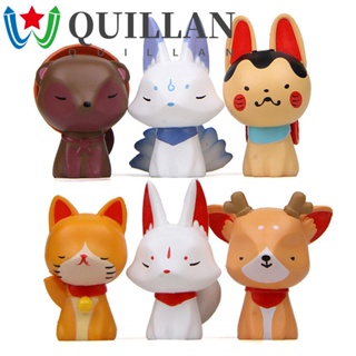 Quillan โมเดลฟิกเกอร์ PVC รูปการ์ตูน Little Kawaii ของขวัญคริสต์มาส ของเล่นสําหรับเด็ก