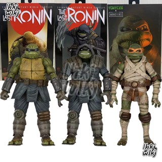 โมเดลฟิกเกอร์ รูปเต่านินจา The Last Ronin NECA TMNT Raphael Leonardo Michelangel สําหรับตกแต่งบ้าน