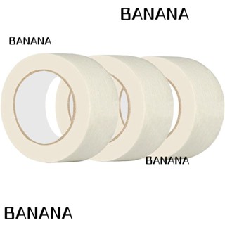 Banana1 เทปกาว สีขาว กว้าง 2 นิ้ว 3 ม้วน