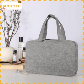 Moilyth กระเป๋าเครื่องสําอาง กระเป๋าแขวน แบบพกพา กันน้ํา ความจุขนาดใหญ่ ทนทาน สําหรับเดินทาง