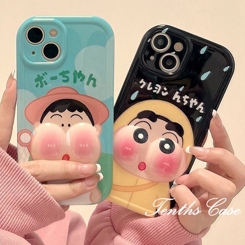 เคสโทรศัพท์มือถือ ซิลิโคน กันกระแทก ลายการ์ตูนน่ารัก สําหรับ IPhone 15 14 13 12 11 Pro Max X Xr Xs Max 7 8 SE 2020