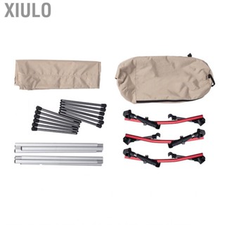 Xiulo Camping Cots  Oxford Cloth Folding Cot Sturdy Lever Locking for Backpacking