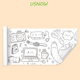 Usnow สติกเกอร์กระดาษเปล่า ลายกราฟฟิติ ศิลปินตัวน้อย สีน้ํา Diy สําหรับผู้ใหญ่ เด็ก ระบายสี