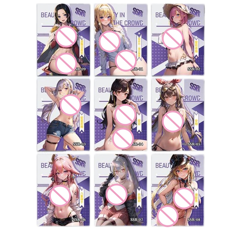 Goddess Story Elysia Tomoe Gozen Yae Miko Qunfang Jiali Anime figure SSR Game collection card childr