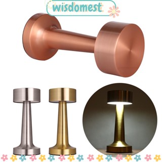 Wisdomest โคมไฟตั้งโต๊ะ LED ไร้สาย ชาร์จ USB สําหรับตกแต่งบาร์