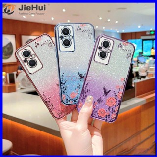 Jiehui เคสโทรศัพท์มือถือ ลายผีเสื้อกระพริบ สําหรับ oppo Reno 7Z 5G 8Z 5G