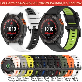 สายนาฬิกาข้อมือ 22 มม. 26 มม. แบบเปลี่ยน สําหรับ Garmin Approach S62 MARQ 1 2 Forerunner 965 955 945 935 TACTIX 7 DELTA Enduro2 Enduro