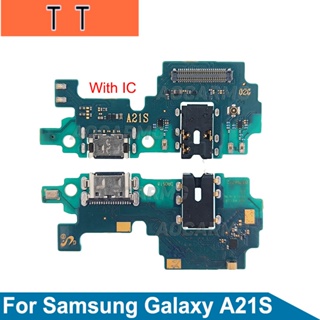  สําหรับ Samsung Galaxy A21s A217 USB แท่นชาร์จ พอร์ตชาร์จ สายเคเบิลอ่อน อะไหล่ซ่อม