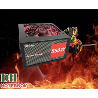 Power Supply  Delux V6 550W กำลังไฟเต็ม550W ประกัน3ปี