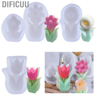 Dificuu Handmade 3D Silicone Flower Mold Environmentally Friendly Shaped for DIY Crafts