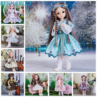 Bernardo ตุ๊กตาข้อต่อ แบบถอดออกได้ แต่งตัว 1/6 BJD BJD บ้านของเล่น ที่มีสีสัน พร้อมเสื้อผ้า ของเล่นเด็กน่ารัก