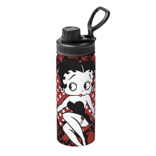 Betty Boop กาต้มน้ํา สเตนเลส มีฉนวนกันความร้อน กว้าง 18 ออนซ์ สําหรับเล่นกีฬากลางแจ้ง ฟิตเนส ปีนเขา