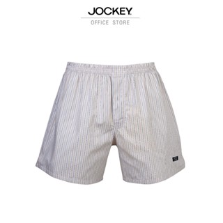 JOCKEY UNDERWEAR กางเกงบ็อกเซอร์ SLEEPWEAR รุ่น KU JKB690 BOXER สีน้ำตาล กางเกง บ็อกเซอร์ เสื้อผ้าผู้ชาย