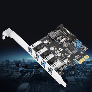 อะแดปเตอร์การ์ดขยาย USB 3.0 PCI Express PCI E เป็น USB 3.0 4 พอร์ต USB3.0 [Missece.th]