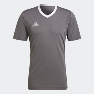 adidas ฟุตบอล เสื้อฟุตบอล Entrada 22 ผู้ชาย สีเทา HE1574