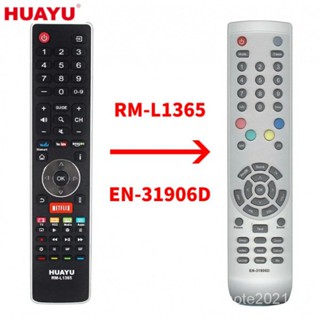 Huayu RM-L1365 รีโมตคอนโทรล LCD LED แบบเปลี่ยน สําหรับ Devant EN-31906D LCD LED TV hisense EN-31906D