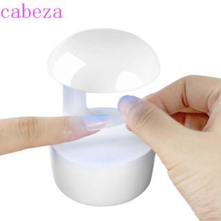 Cabeza เครื่องเป่าเล็บเจล ขนาดเล็ก แบบพกพา แห้งเร็ว สาย USB สีขาว สําหรับผู้หญิง