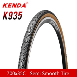 Kenda ยางจักรยานรุ่นใหม่ปี700C 700x35C,ยางจักรยานเสือหมอบ700 Pneu สีเหลืองทนทานต่ำน้ำหนักเบา605G