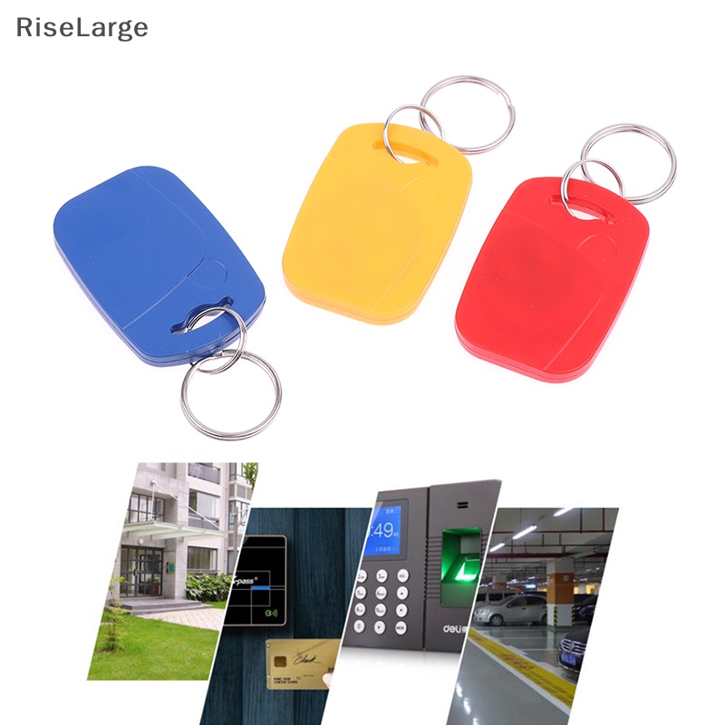 [RiseLarge] ชิป IC + ID RFID Dual 125Khz และ 13.56Mhz Keyfobs EM4100 S50 สมาร์ทการ์ด Token Key Fob Ring Access Control ใหม่