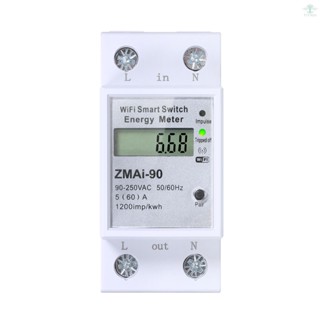 Wifi Smart Home Energy Monitor Real Time Electricity Meter Easy Installation Remote APP Control