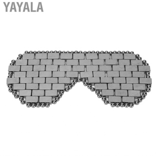 Yayala Terahertz Stone Eye Cover Cold Hot  Ergonomics Promote Circulation Trace Element Cooling for Travel