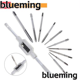 Blueming2 ชุดดอกต๊าปเกลียว เหล็ก ความเร็วสูง ปรับได้ M1-M3.5 11 ชิ้น