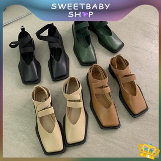 Sweetbaby💋ส่งเร็ว🚚รองเท้าแมรี่เจน ส้นเตี้ย พื้นนิ่ม แฟชั่นฤดูใบไม้ผลิ และฤดูร้อน 2023